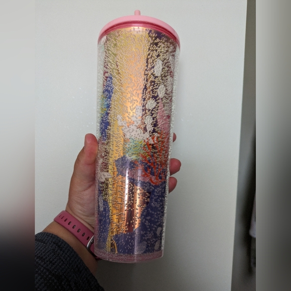 NWT Starbucks Coral Reef Bubble 2021 Edition Venti Cup Tumbler Collectible - Picture 7 of 12